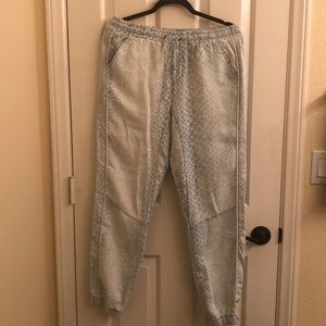 Vintage Havana Python print Denim Joggers